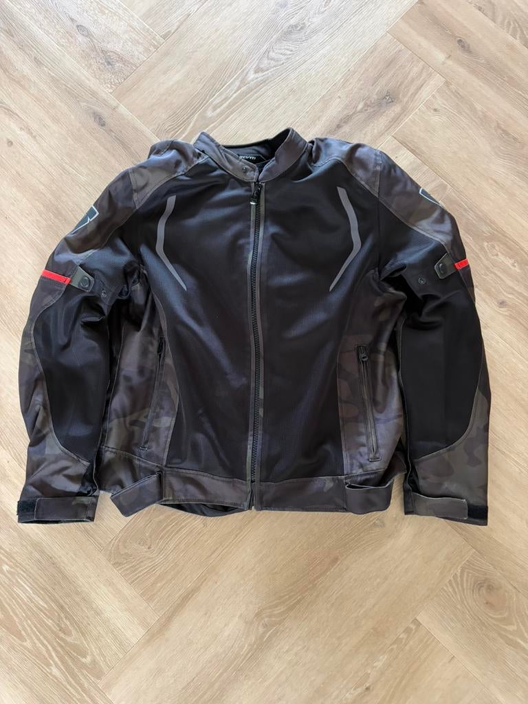 Motorjas Revit Torque camo groen, Motoren, Kleding | Motorkleding, Ophalen of Verzenden, Tweedehands, Jas | textiel