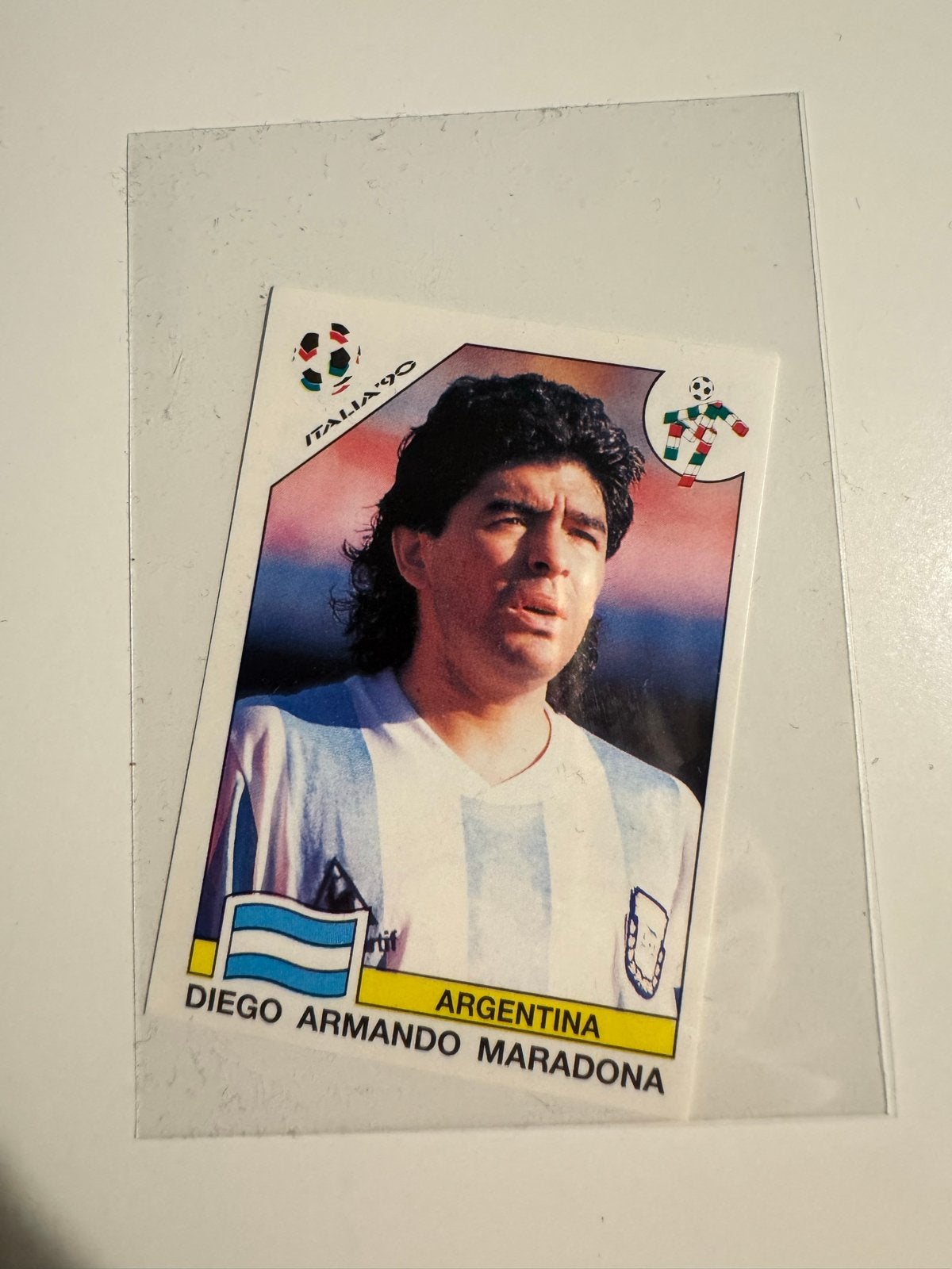 Diego Maradona Panini World Cup Story 224 Voetbalplaatje, Ophalen of Verzenden, Gebruikt, Buitenlandse clubs, Spelerskaart