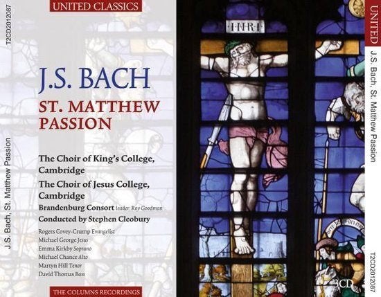 Bach: Mattháus Passion the choir of Kings College Cambridge, Ophalen of Verzenden, Classicisme, Nieuw in verpakking, Kamermuziek