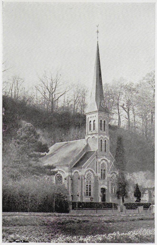 Pa615 oude ansichtkaart ned. Herv. Kerk valkenburg, Verzamelen, Ophalen of Verzenden, 1960 tot 1980, Ongelopen, Noord-Brabant