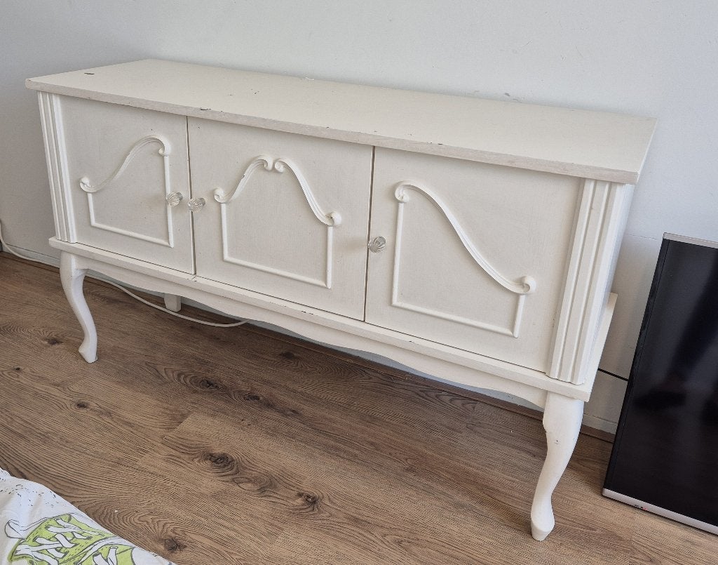 Dressoir Queen Ann, roomwit, Ophalen, Gebruikt, 100 tot 150 cm, Queen Ann