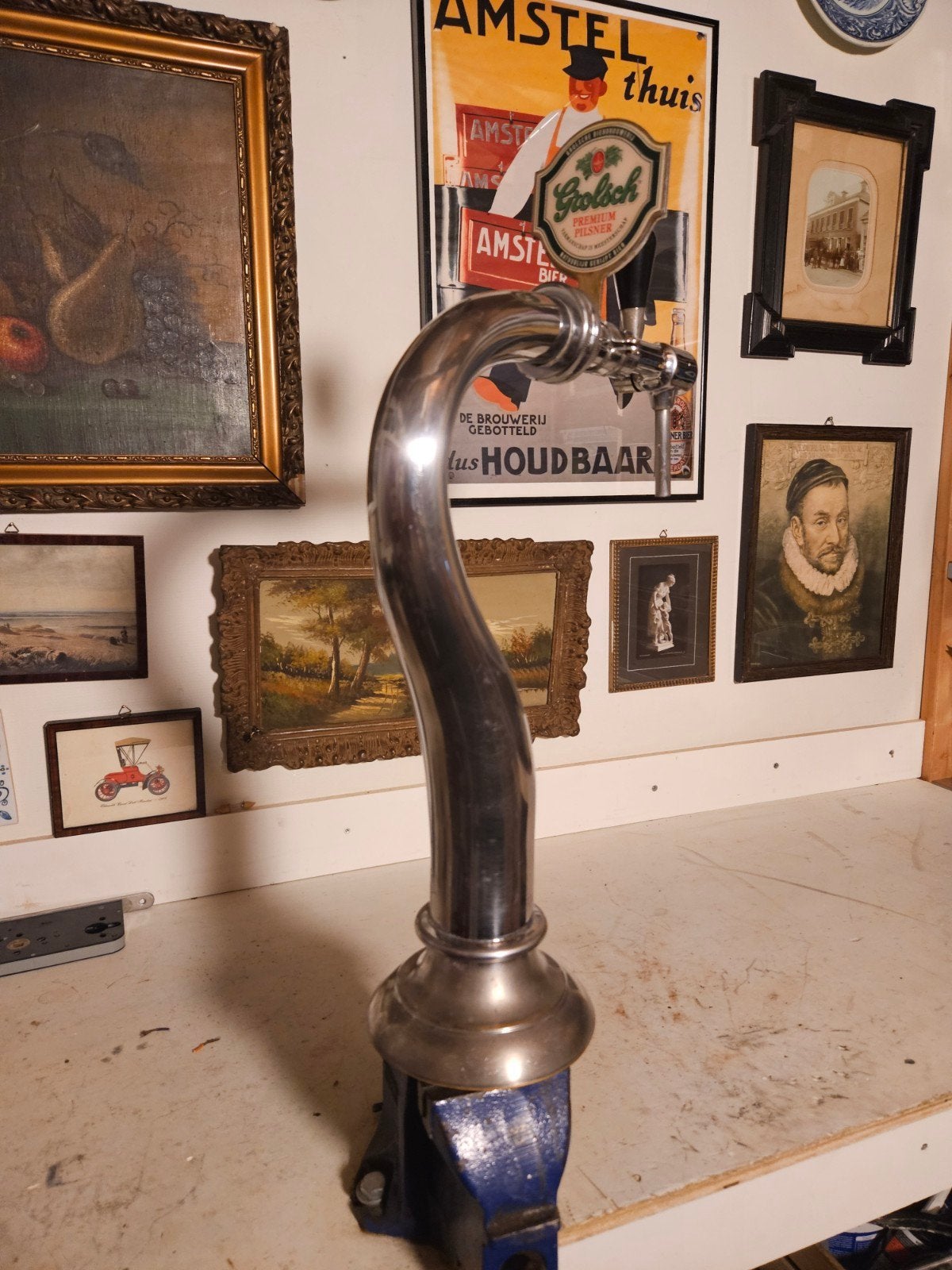 Grolsch Ossehoorn tapzuil, Ophalen of Verzenden, Gebruikt, Overige typen, Grolsch