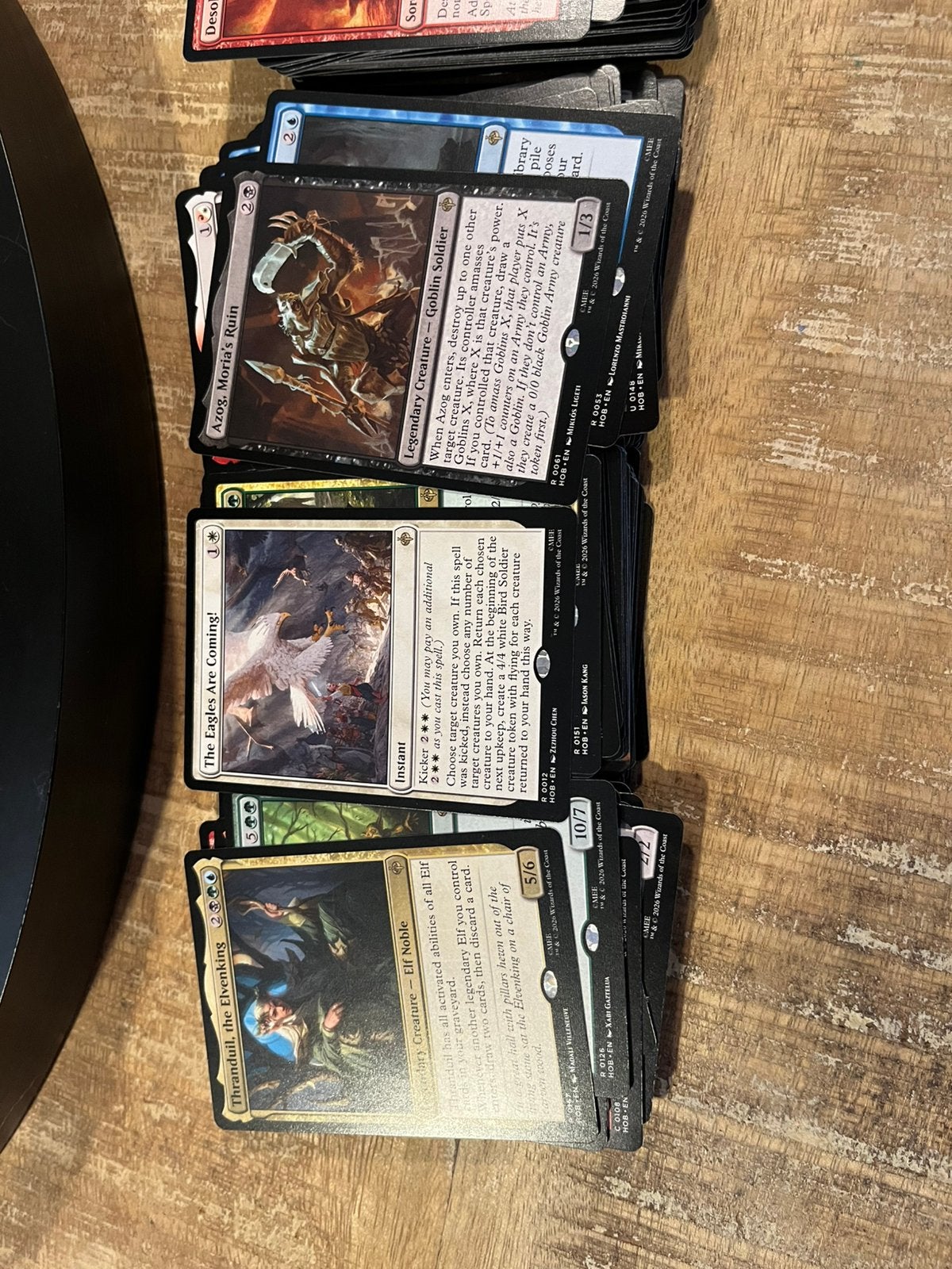 Mtg hobbit bulk rares,uncommons en commons, Ophalen of Verzenden, Zo goed als nieuw, Meerdere kaarten
