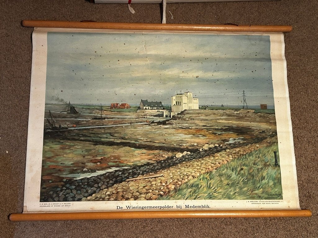 De Wieringermeerpolder bij Medemblik, Ophalen of Verzenden, Aardrijkskunde