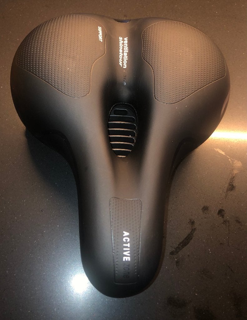 fietszadel, Fietsen en Brommers, Fietsonderdelen, Elektrische fiets, Ophalen of Verzenden, Zadel, Rubber