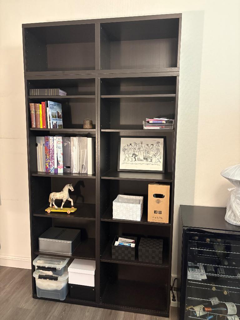 Boekenkasten Ikea Besta 2 stuks, Ophalen, Met plank(en), Strak, 100 tot 150 cm