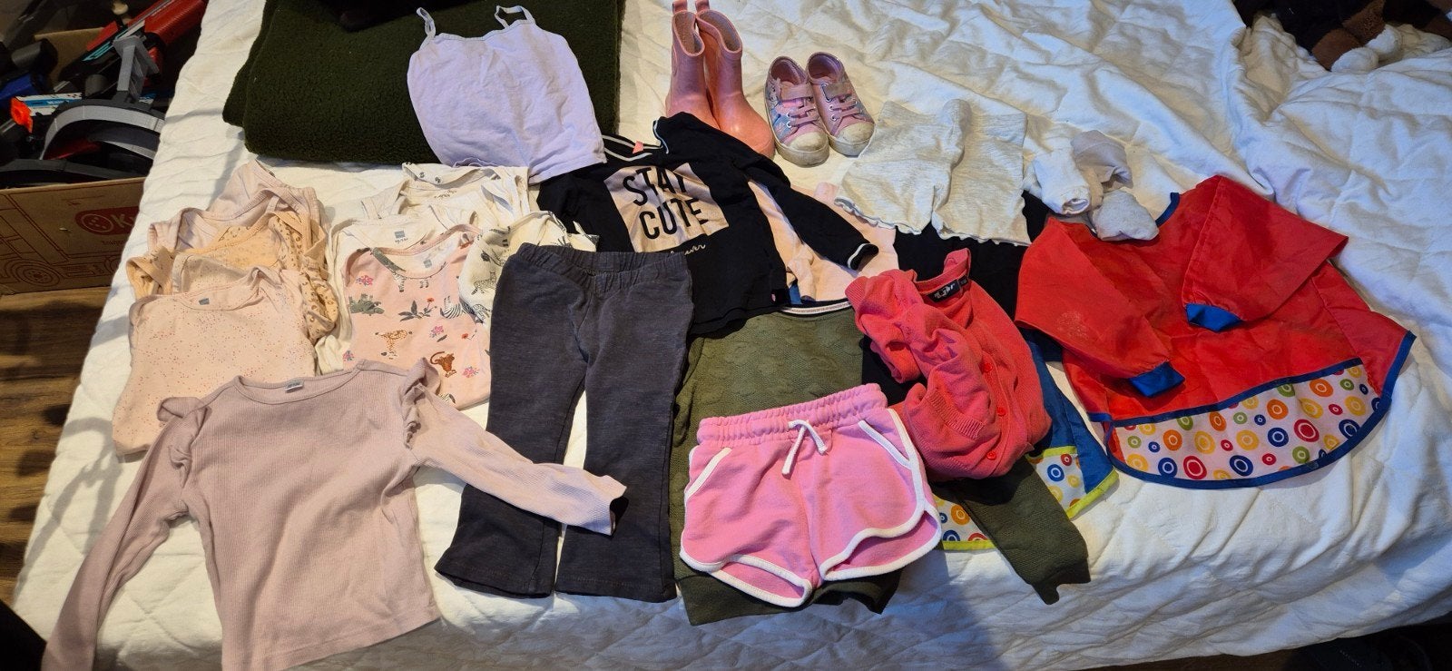 Kinderkleding pakket maat 86/92/98 en schoenen mt 23/24, Ophalen, Gebruikt, Meisje, Overige typen