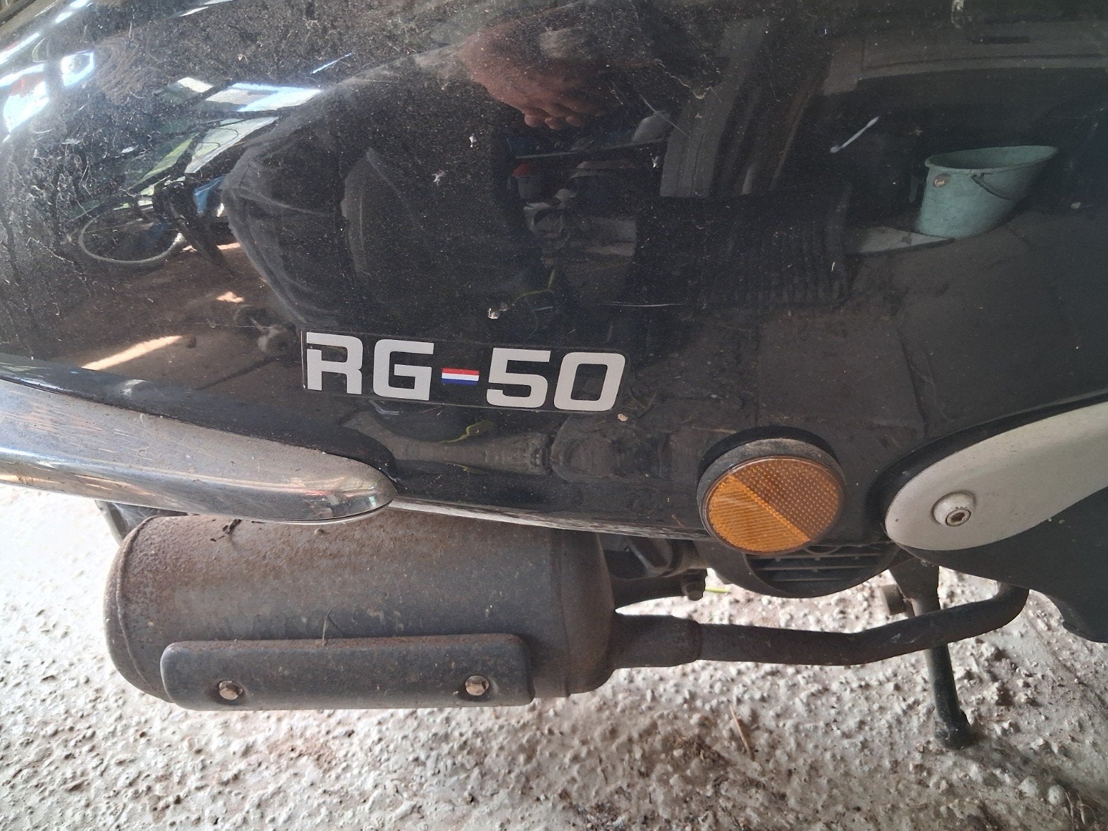 Pittige Turbo RG-50 Scooter met mand, Fietsen en Brommers, Snorfietsen en Snorscooters, Ophalen, Gebruikt, Benzine, Overige merken