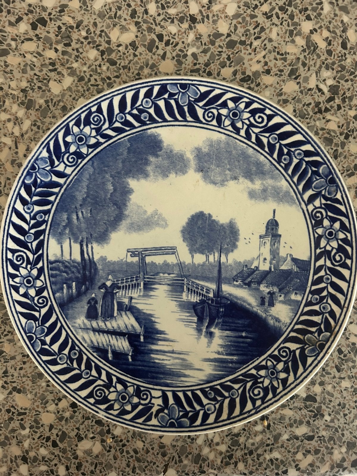 Delft  bosh bord, Ophalen of Verzenden