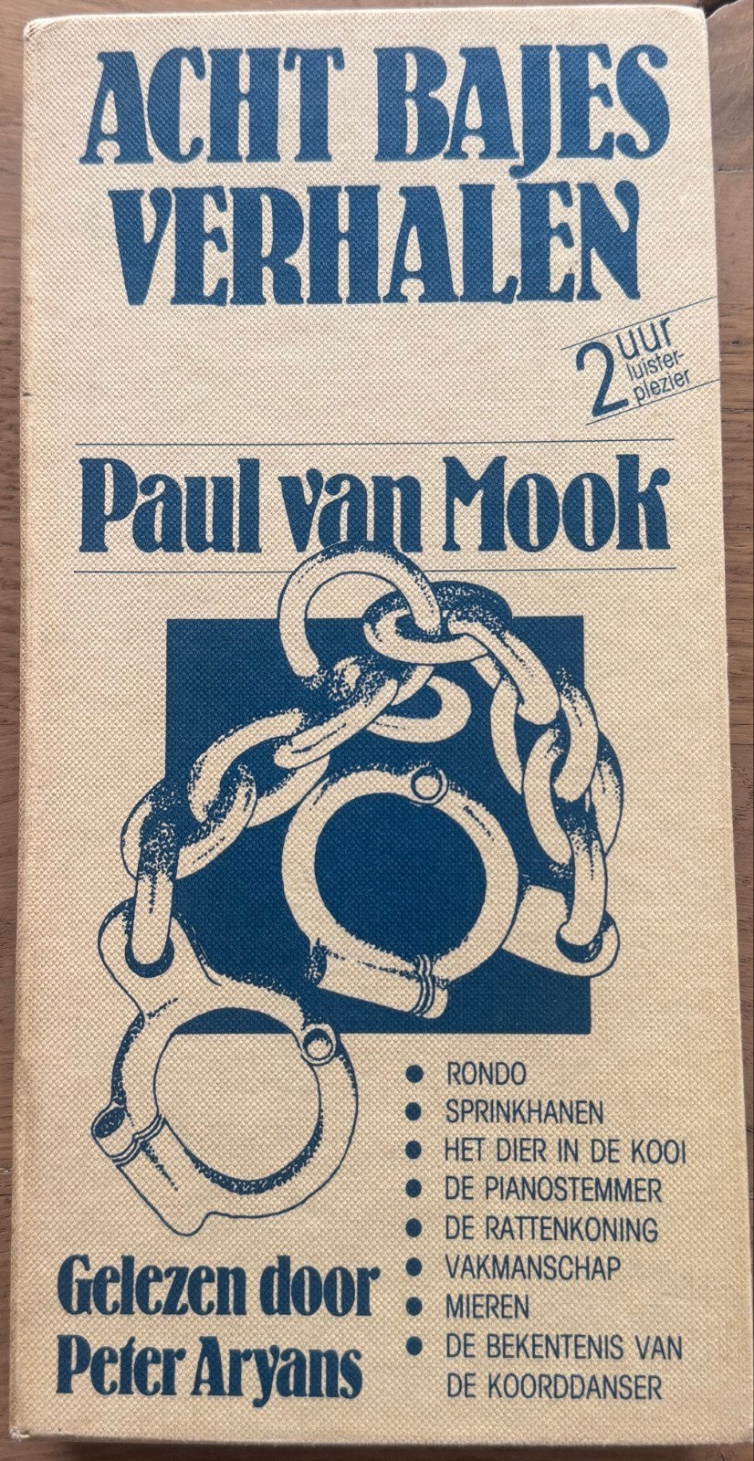 Paul van Mook - Acht Bajes Verhalen 2x cassette, Gebruikt, 2 t/m 25 bandjes, Overige genres, Onbekend