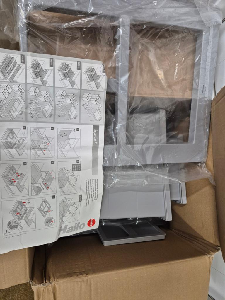 Hailo Separato K Inbouw Afvalscheidingssysteem 3620-46 Nieuw, Ophalen of Verzenden, Nieuw, Minder dan 50 cm, Minder dan 100 cm