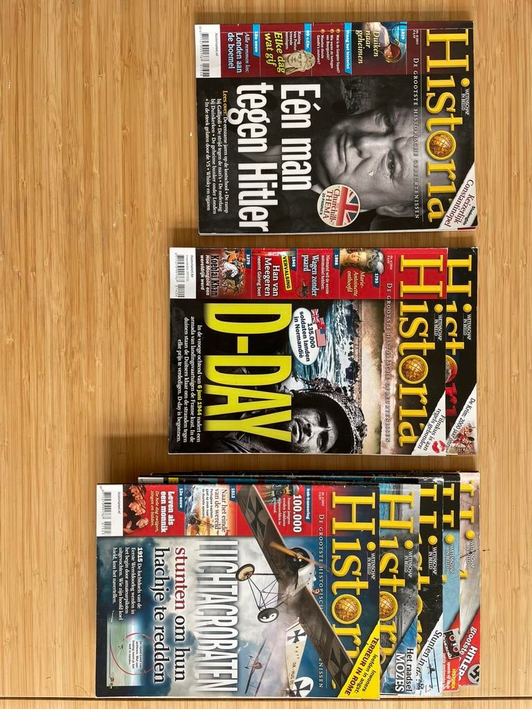 Historia tijdschriften en specials, Ophalen, Gelezen, Wetenschap en Natuur
