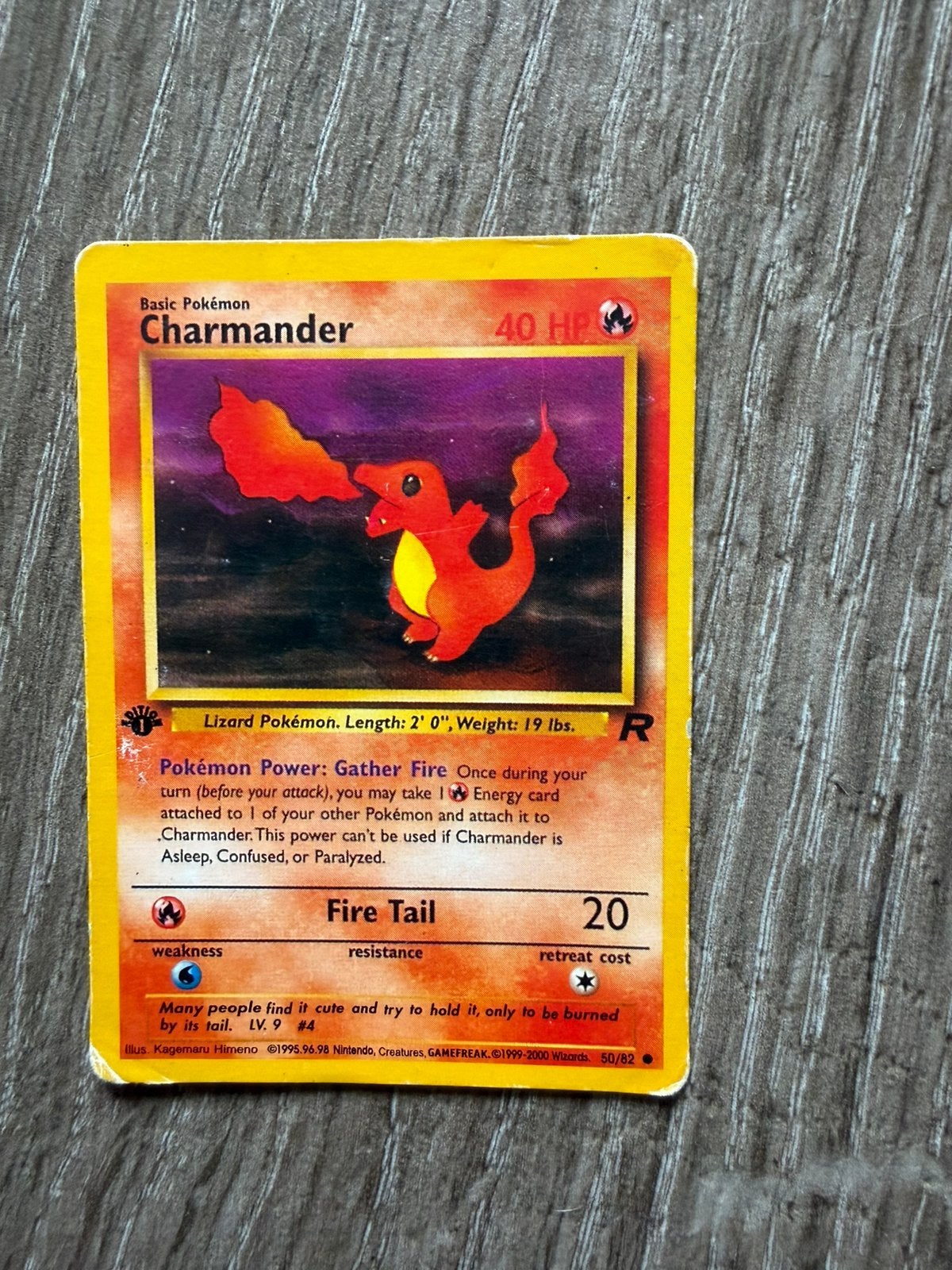 Charmander 40 HP, Ophalen, Gebruikt