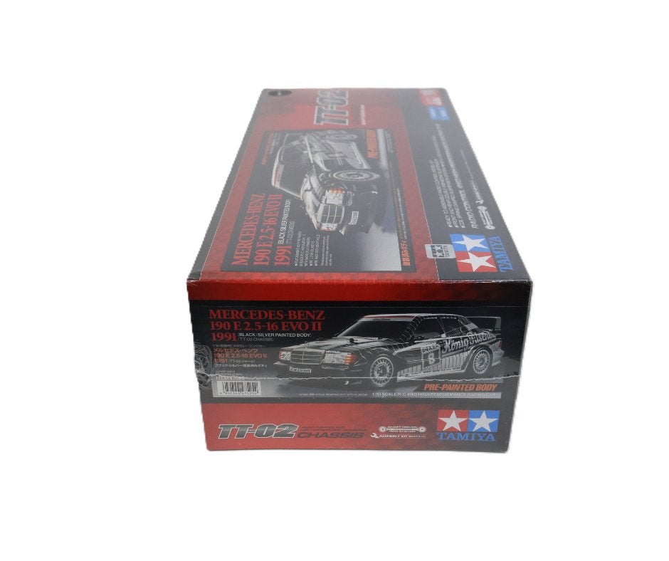 Tamiya 47525 1:10 RC M-B 190E Evo.II '91 König-Pilsner TT-02, Elektro, Verzenden, Nieuw, Schaal 1:10