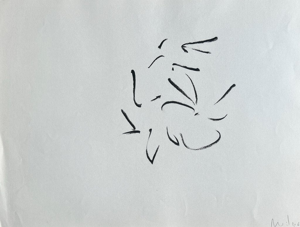 Tekening houtskool  Wil Blommerde  ZOMEROPRUIMING, Antiek en Kunst, Kunst | Litho's en Zeefdrukken, Gesigneerd, Verzenden, Overige techniek