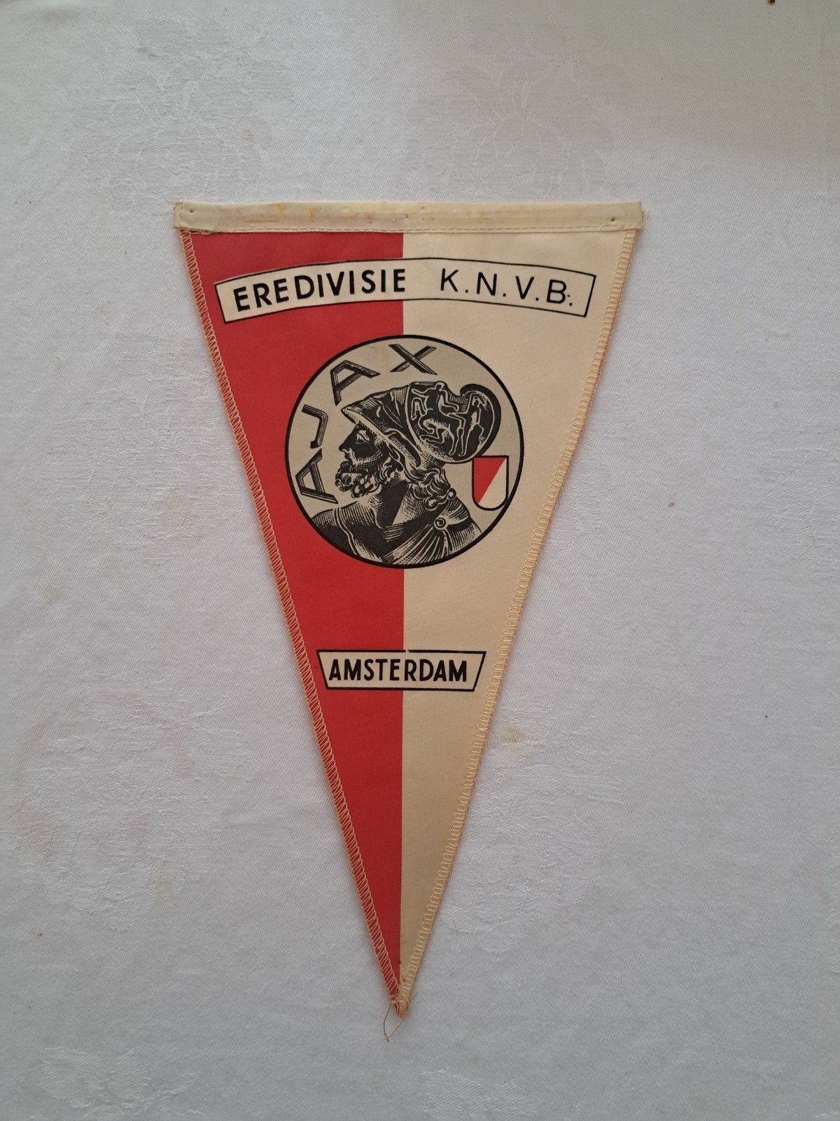 Vintage Ajax vaantje Eredivisie KNVB met spelers, Verzamelen, Ophalen of Verzenden