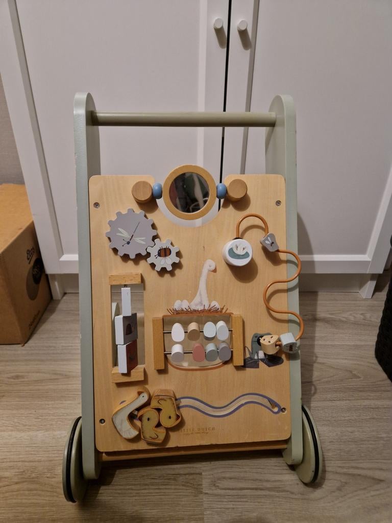 Little Dutch Houten Loopwagen, Kinderen en Baby's, Speelgoed | Babyspeelgoed, Ophalen, Gebruikt, Overige typen