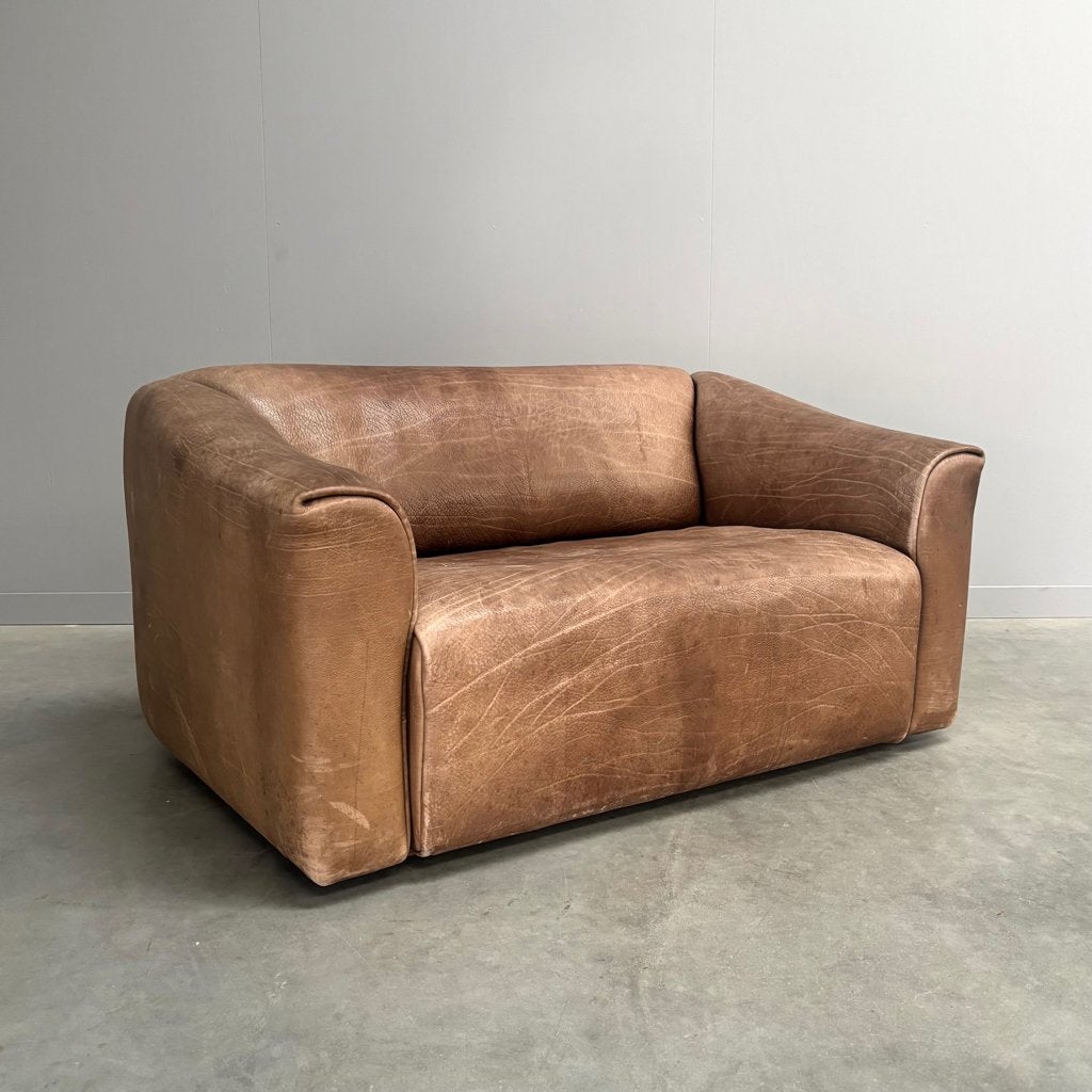 De Sede DS47 sofa bankstel vintage jaren 60 70 80 (1 van 2), Ophalen, Tweepersoons, 75 tot 100 cm, Rechte bank