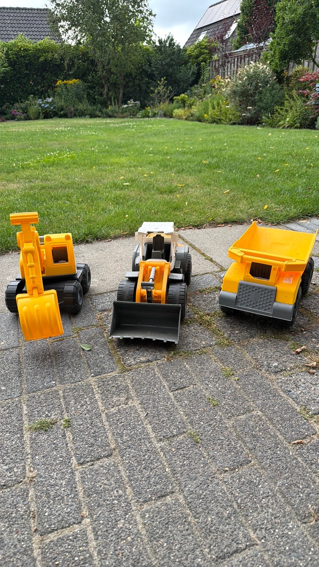 3 delige set heavy haulers en Liebherr, Ophalen, Zo goed als nieuw