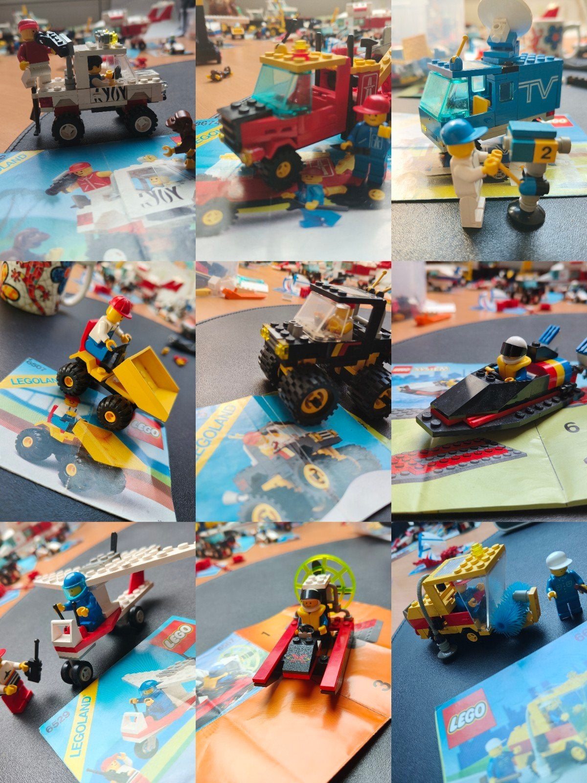 18 LEGO sets met beschrijvingen - Vintage Collectie, Kinderen en Baby's, Ophalen of Verzenden, Gebruikt