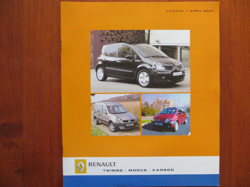 Renault Twingo Modus Kangoo (april 2007), Ophalen of Verzenden, Nieuw, Renault