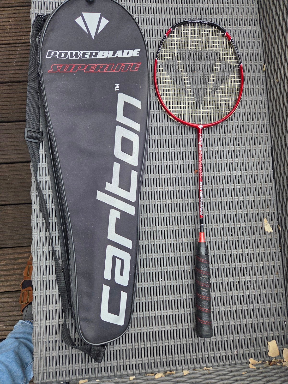 Carlton Powerblade Superlite Badmintonracket + Hoes, Ophalen of Verzenden