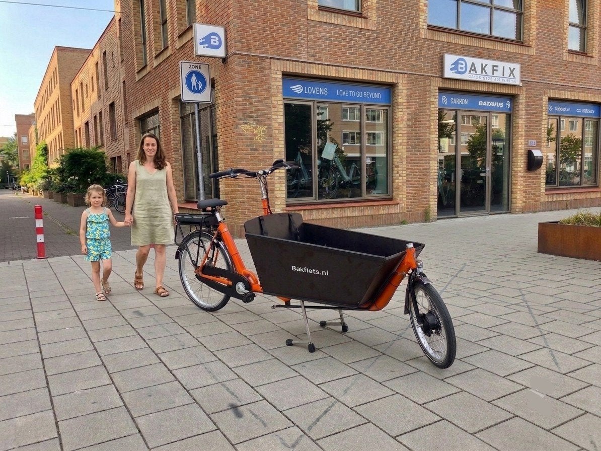 2dehands Cargo bike long bakfiets met regentent, Fietsen en Brommers, Fietsen | Bakfietsen, Overige merken, Gebruikt, Huif, Ophalen of Verzenden