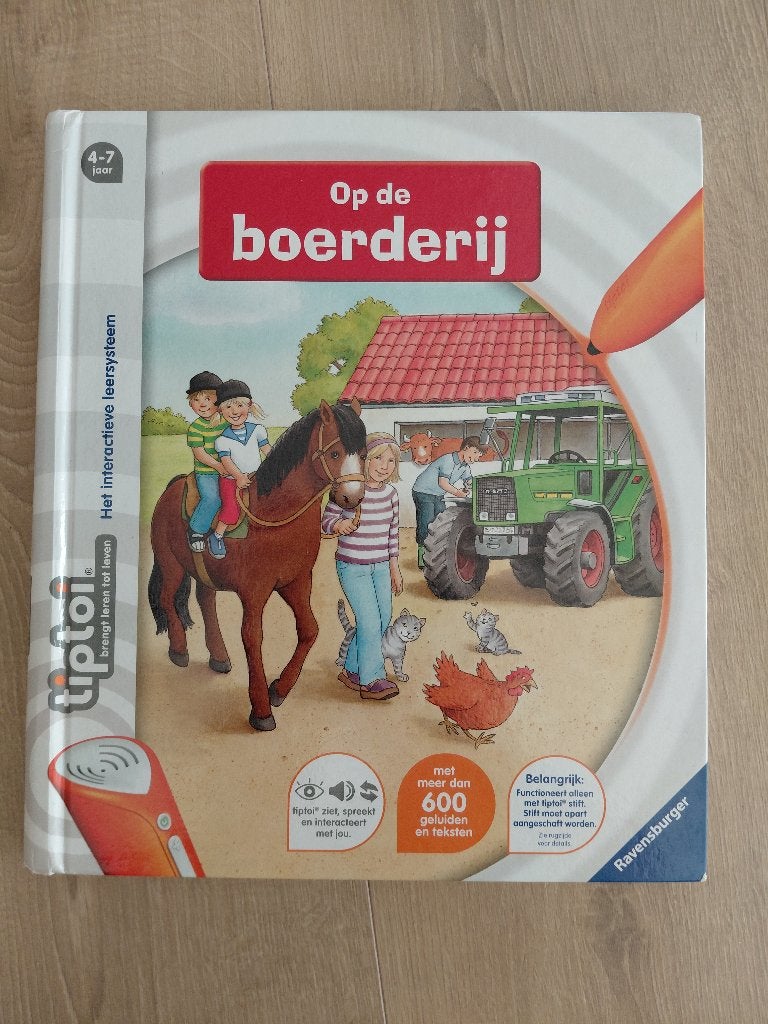 Tiptoi boek, Kinderen en Baby's, Ophalen, Gebruikt, Ontdekken, Met geluid