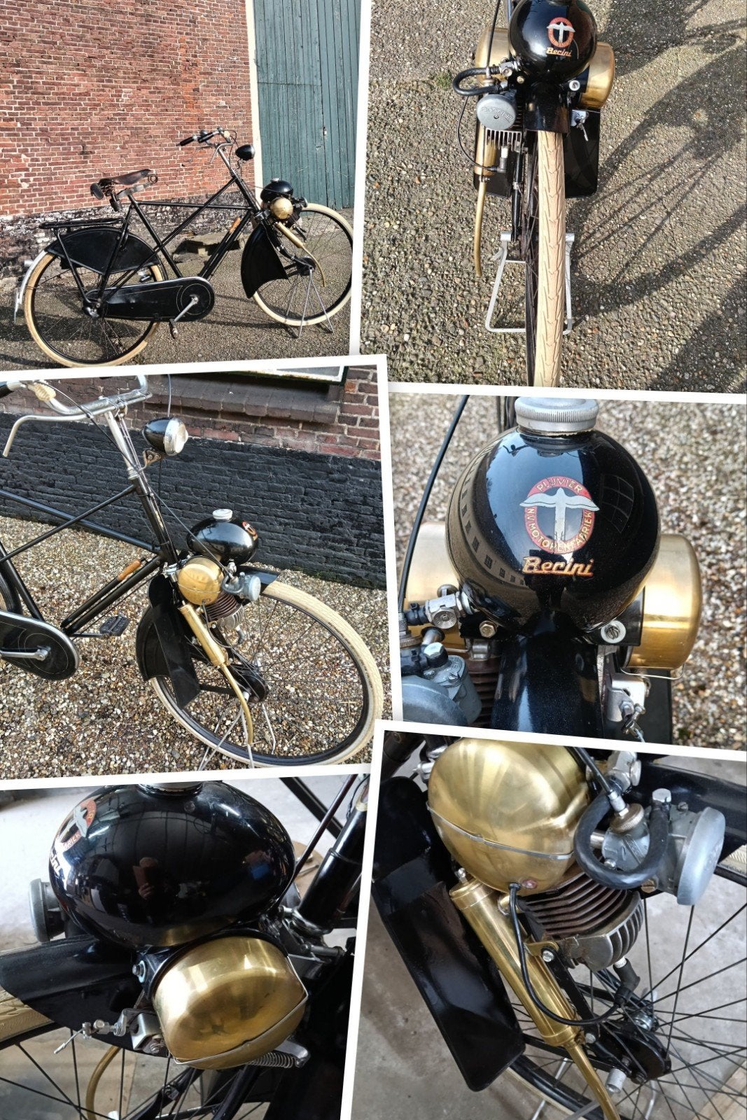 BERINI m13 met messing uitlaat en deksels, Ophalen