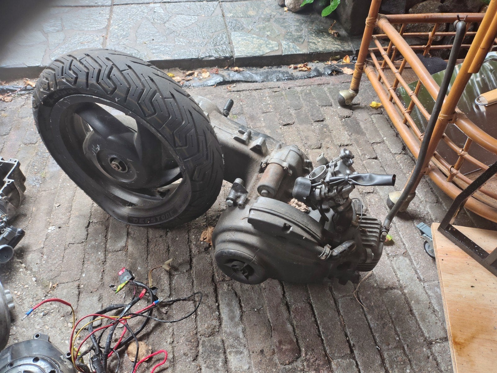 zip vespa lange carter met Runner velg, Ophalen of Verzenden