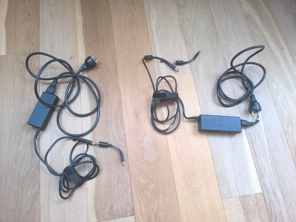 HP laptop opladers met verschillende aansluitingen, Computers en Software, Laptop-opladers, Ophalen of Verzenden, Gebruikt, HP