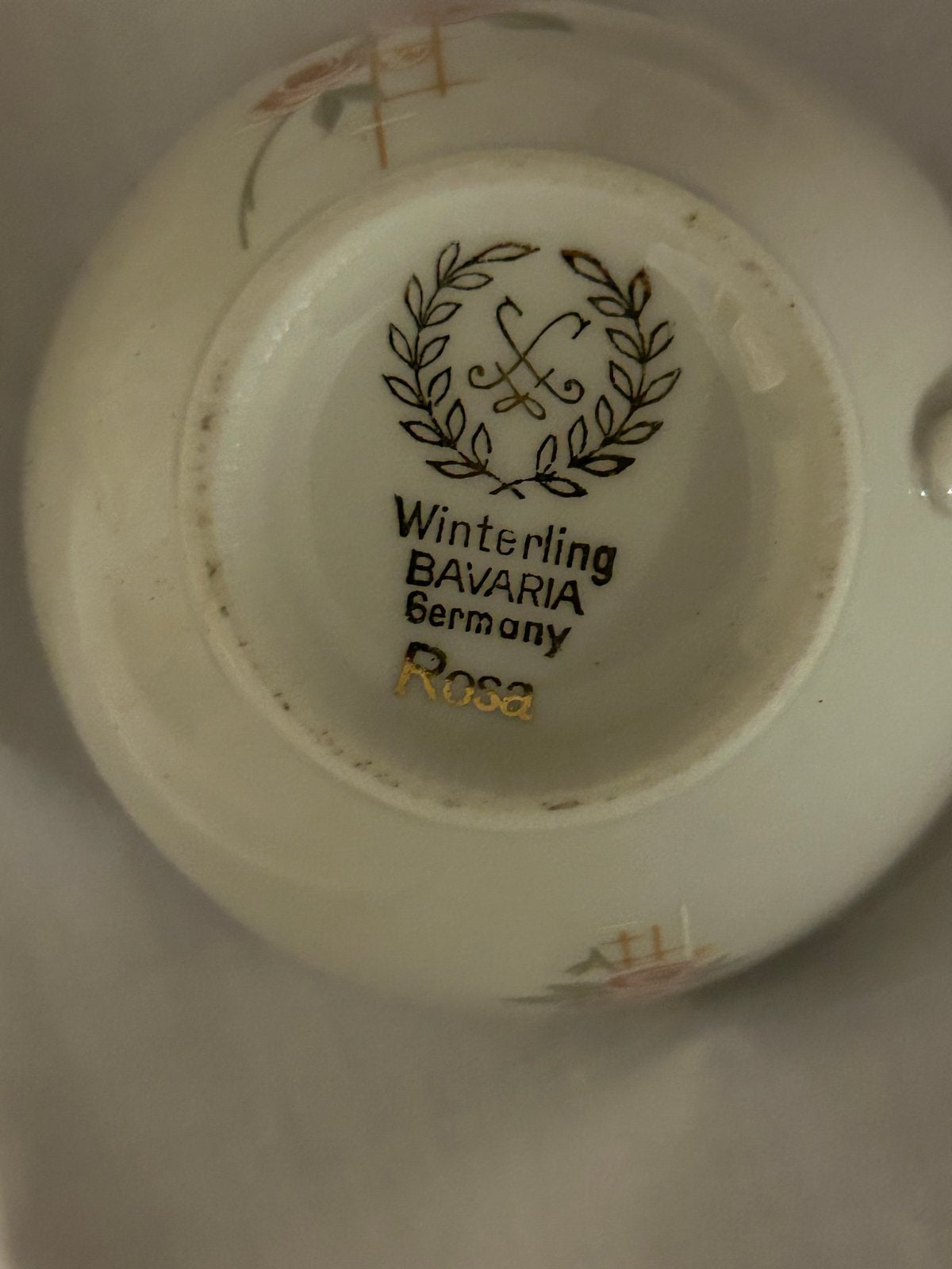 Vintage Winterling Bavaria Germany servies - Decor Rose, Ophalen