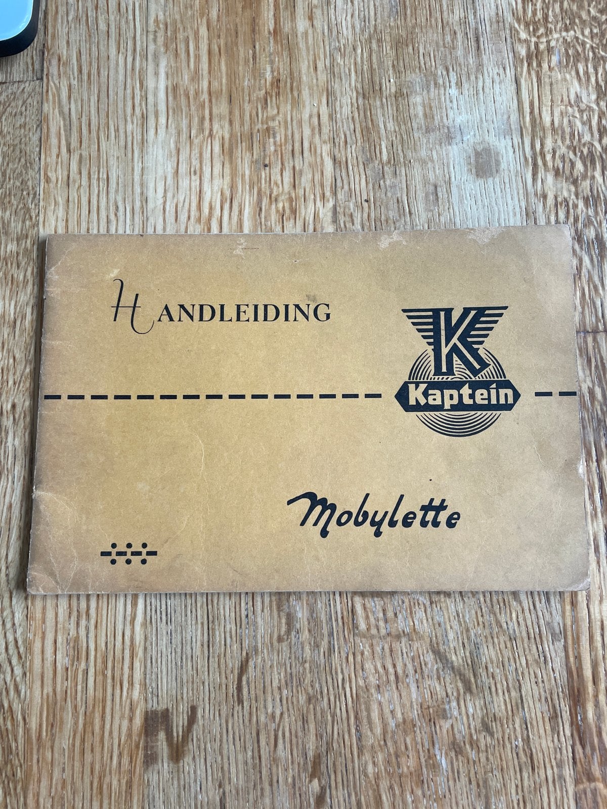 Handleiding Kaptein Mobylette - Origineel uit 1959, Fietsen en Brommers, Ophalen of Verzenden, Gebruikt, Overige typen