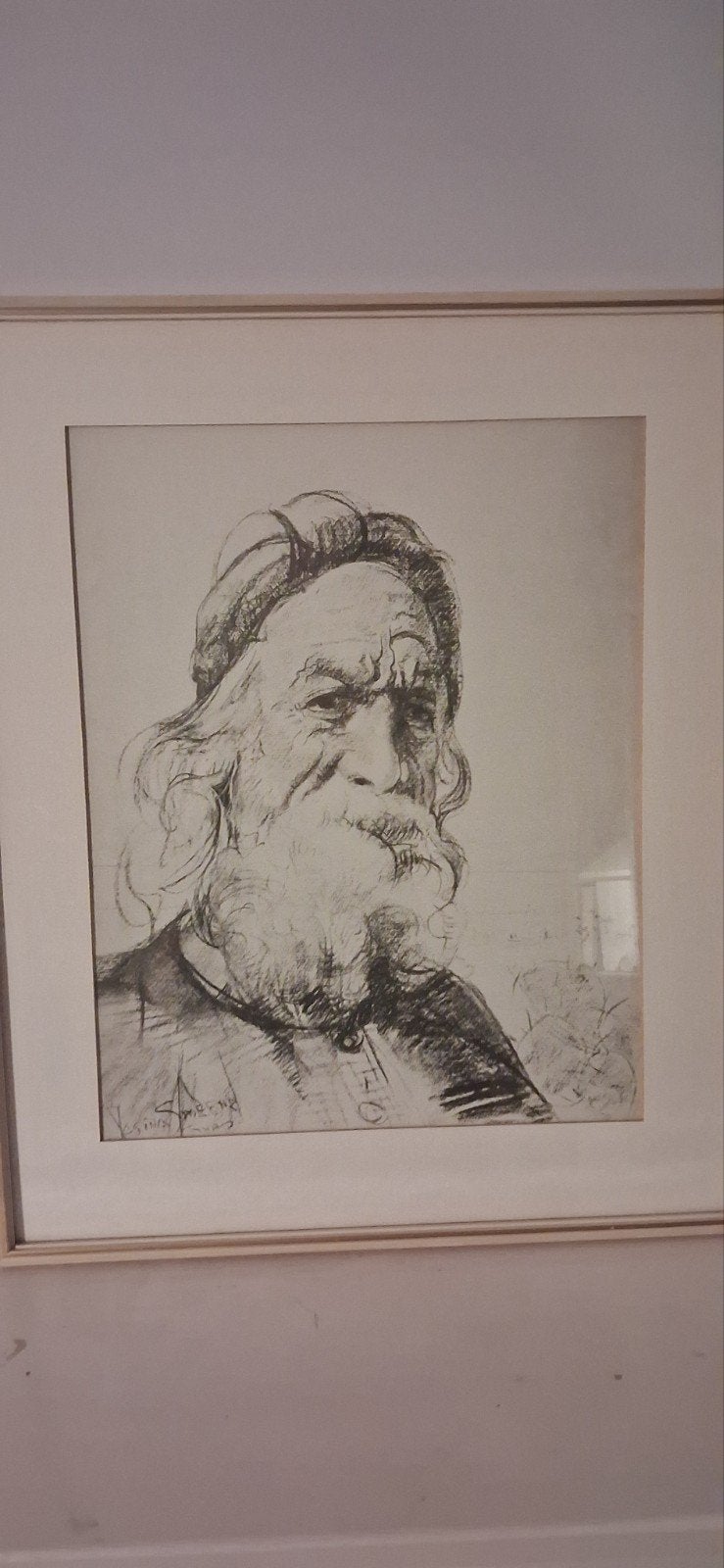 Portret van een oude man, Antiek en Kunst, Ophalen