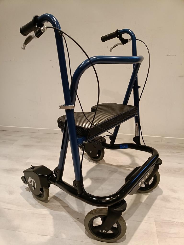 u-Motion Parkinson rollator met omgekeerd remsysteem IZGS., Diversen, -, -, Ophalen of Verzenden, Zo goed als nieuw
