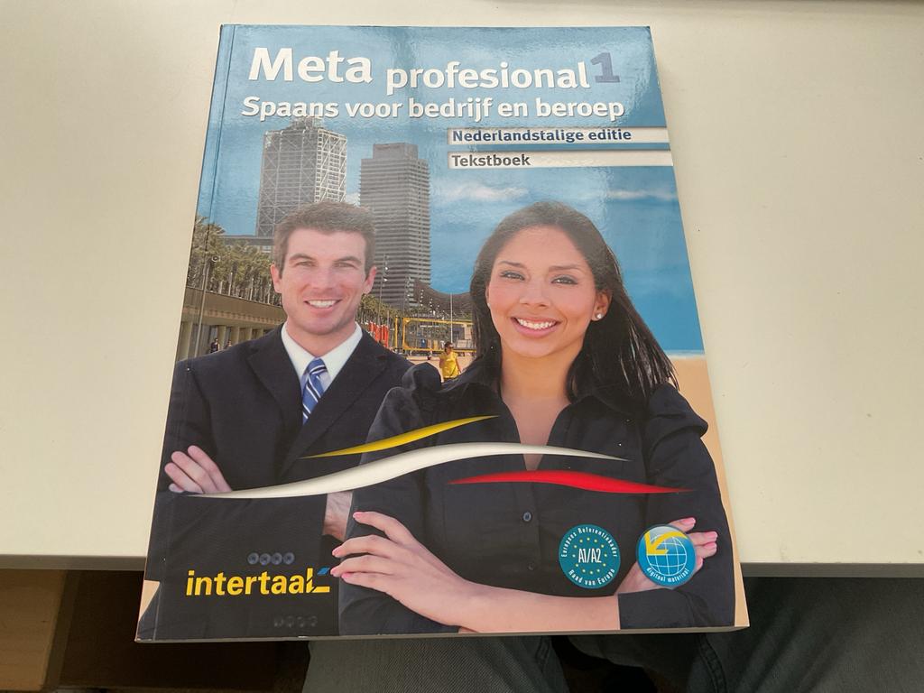 Meta Profesional 1 Spaans tekstboek en werkboek, Boeken, Ophalen of Verzenden, Zo goed als nieuw, Non-fictie