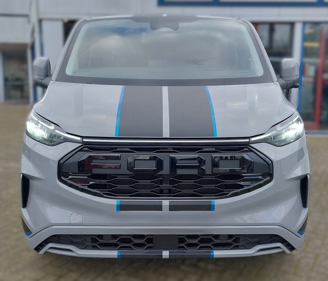 Raptor grill glans/mat zwart Ford Transit Custom 2023 - hede, Ophalen of Verzenden, -, -, -
