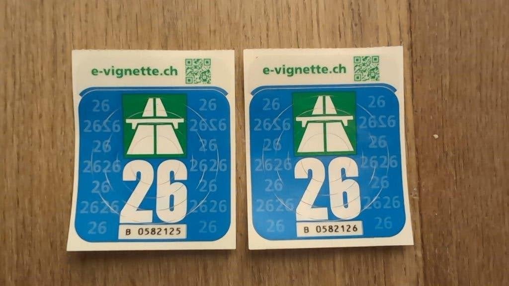 Zwitserland Vignet 2026, Tickets en Kaartjes, Eén persoon