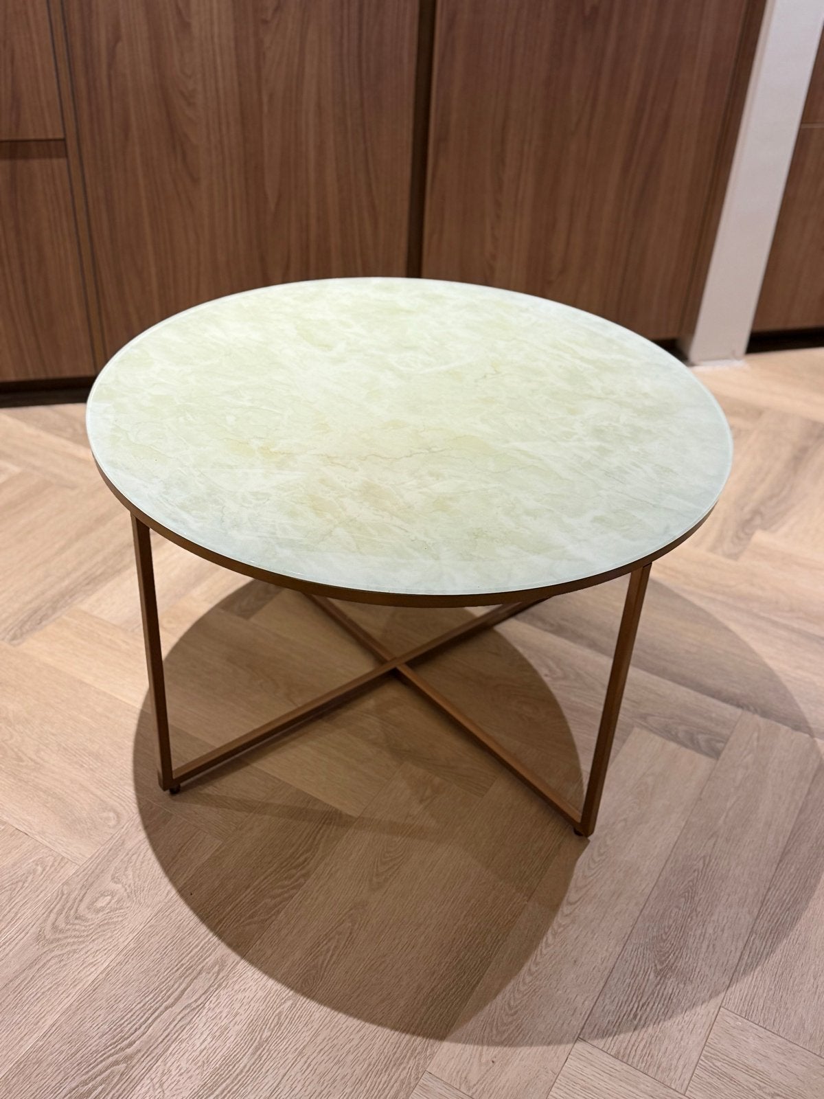 Westwing Salontafel Rond 80cm - Zo goed als nieuw, Ophalen, Rond, 50 tot 100 cm, Zo goed als nieuw