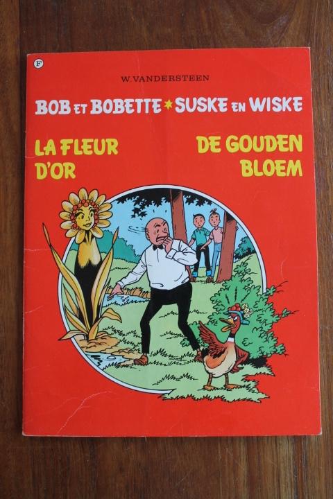 Suske en Wiske Bob et Bobette De Gouden Bloem La Fleur d'Or, Boeken, Stripboeken, Gelezen, Eén stripboek, Ophalen of Verzenden