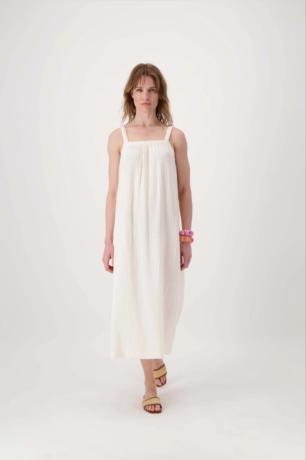 Zusss mousseline jurk maat L, zo goed als nieuw, Kleding | Dames, Jurken, Wit, Maat 42/44 (L), Ophalen of Verzenden, Zo goed als nieuw