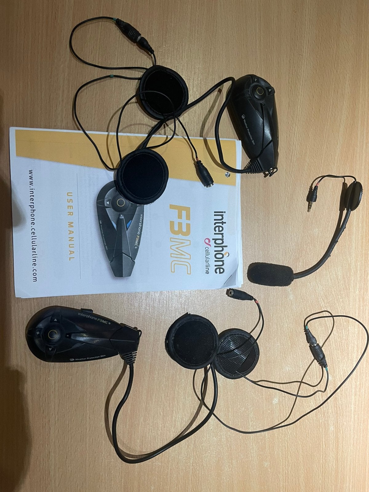 Interphone F3MC Twin Pack communicatieset, Ophalen of Verzenden, Gebruikt