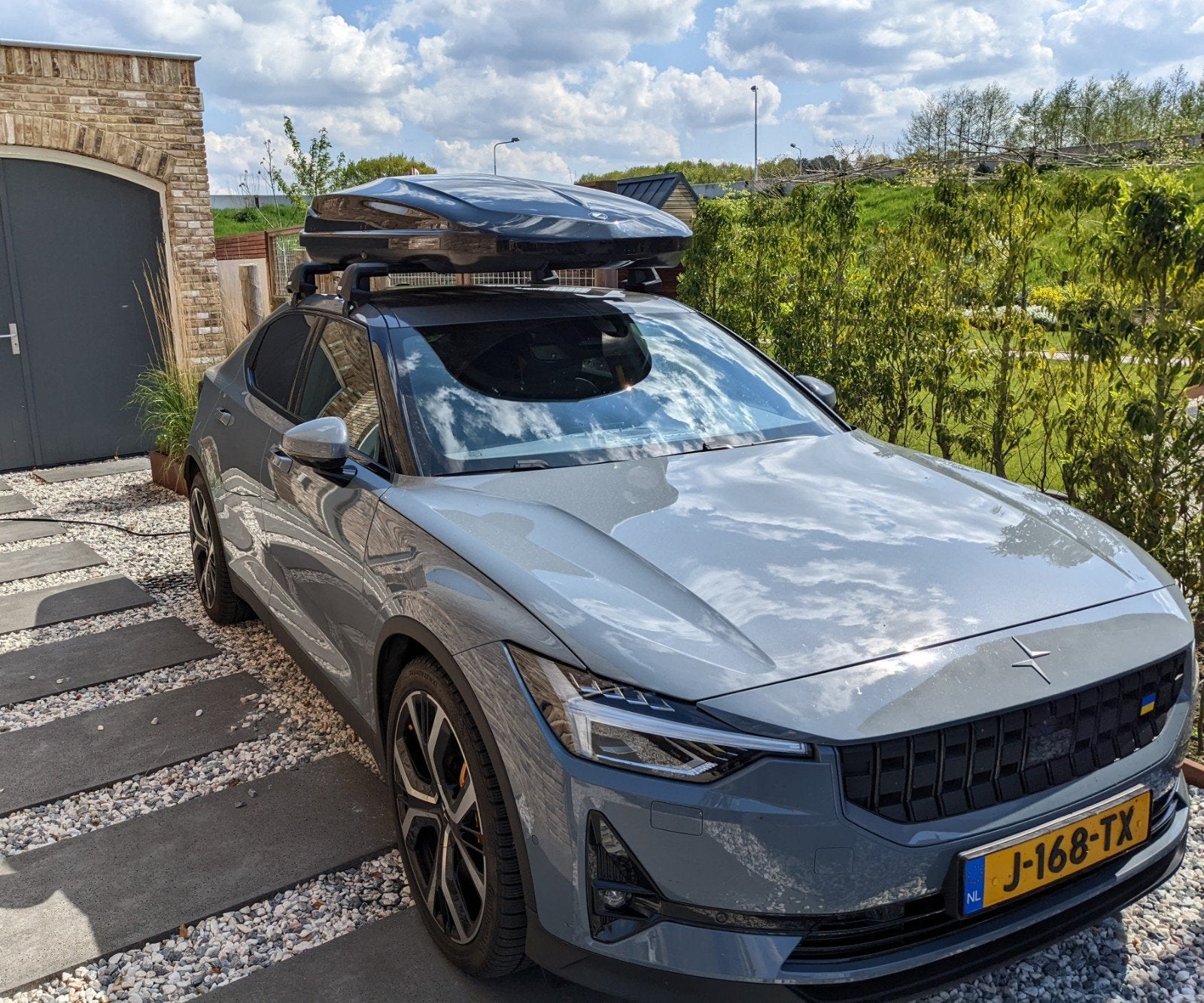 Hapro Zenith 8.6 Dakkoffer - Zwart, Auto diversen, Dakkoffers, Gebruikt, Ophalen