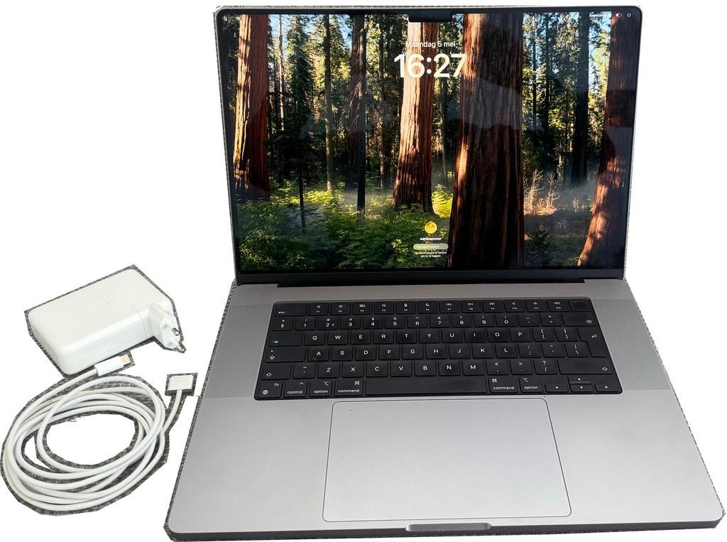Macbook Pro M1 16inch, Computers en Software, Apple Macbooks, Gebruikt, MacBook Pro, 16 inch, 3 tot 4 Ghz, 512 GB, 16 GB, Qwerty