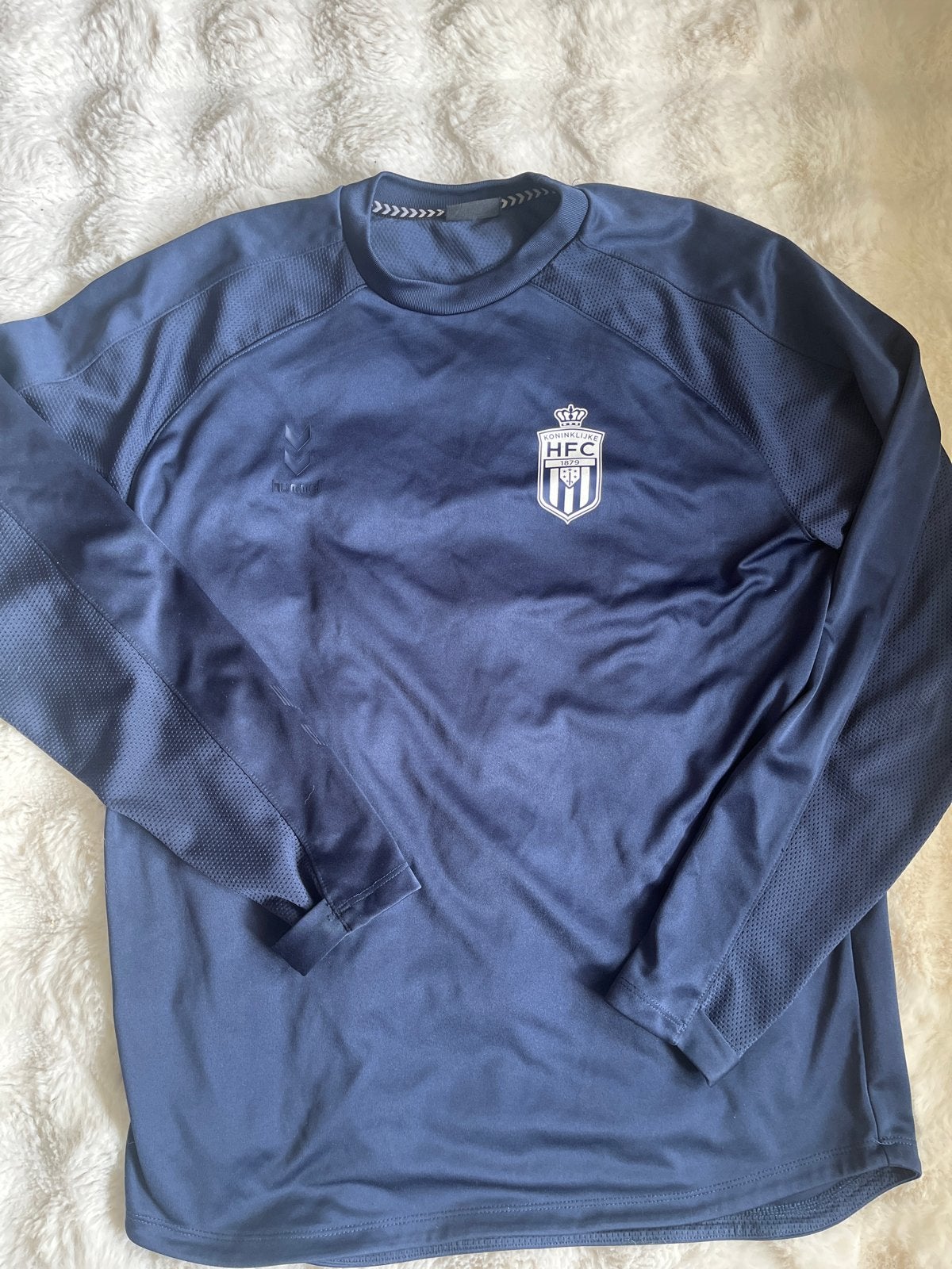HFC Haarlem Voetbalshirt Maat L - Zo goed als nieuw, Maat 52/54 (L), Blauw, Ophalen of Verzenden, Zo goed als nieuw