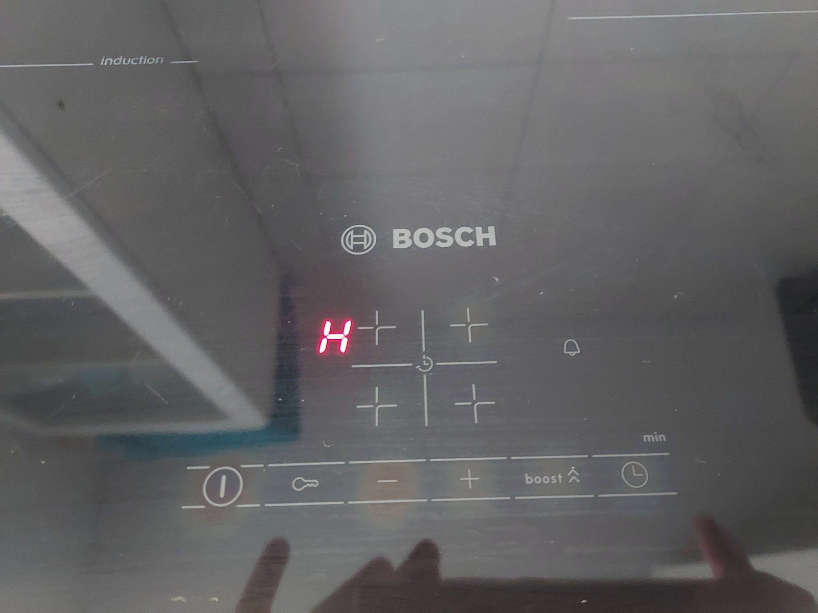 Bosch Serie 4 Inductie Kookplaat Inbouw, Witgoed en Apparatuur, Ophalen, Gebruikt, 4 kookzones, Inbouw
