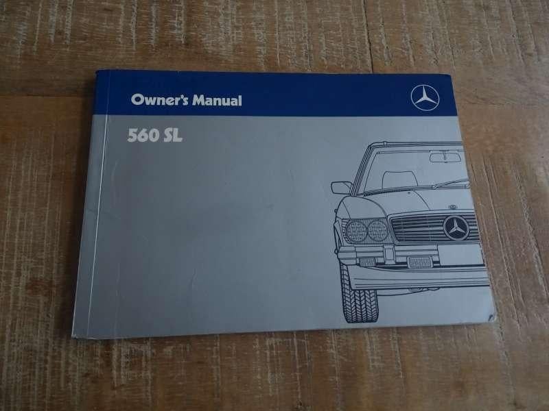 Mercedes Benz 560 SL Cabrio W107 Handleiding - Owners Manual, Auto diversen, Handleidingen en Instructieboekjes, Verzenden
