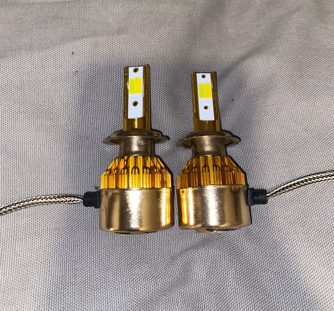 Super Gele H7 Led Autolampen, Auto-onderdelen, Verlichting, Ophalen of Verzenden, Gebruikt