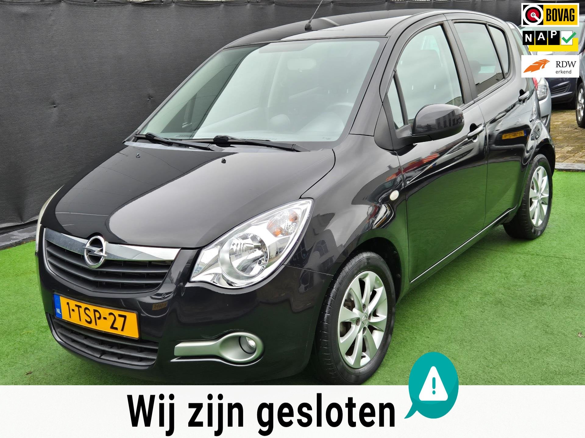 Opel Agila 1.0 Berlin AIRCO NAP!, Auto's, Voorwielaandrijving, Euro 5, Gebruikt, Origineel Nederlands