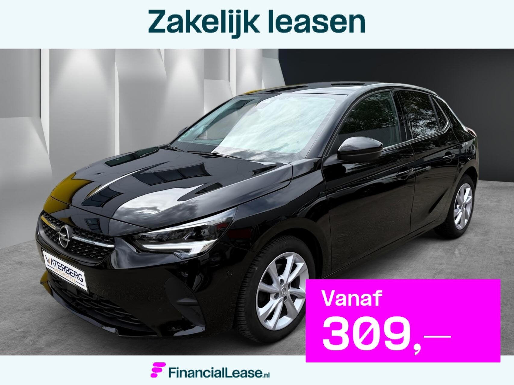 Opel Corsa 1.2 Level 3*Carplay*360 CAM*LED*Lane Assist*Stoel, Dealer onderhouden, Gebruikt, 1199 cc, Zwart